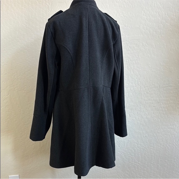 Torrid Charcoal Double-Breasted Pea Coat - Picture 7 of 12